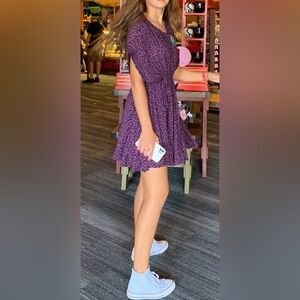 Free People Purple Mini Sundress